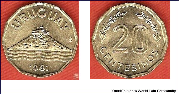 20 centesimos
aluminum-bronze
Santiago Mint