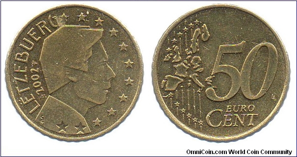 2002 50 Euro cents