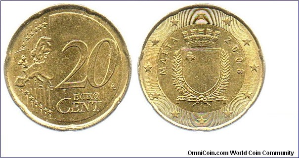 2008 20 Euro cents