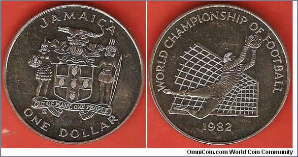 1 dollar
World Championship of Soccer
copper-nickel