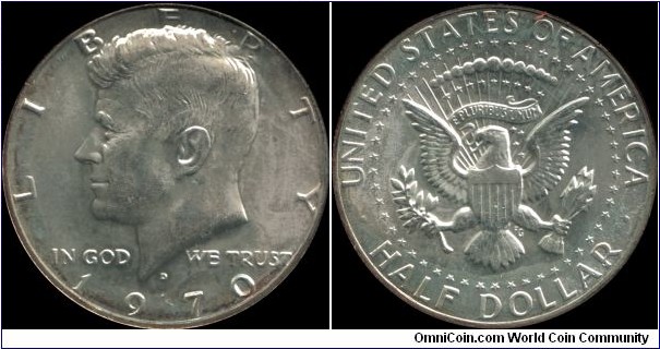 1970-D Half Dollar