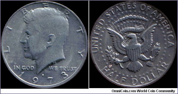 1973-D Half Dollar