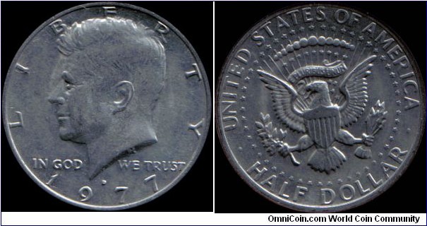 1977-D Half Dollar