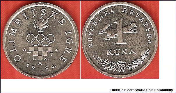 1 Kuna
Olympic Games Atlanta
copper-nickel