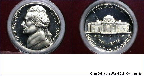 U.S. 1975 Proof Set  Jefferson Nickel 