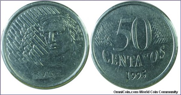 Brazil 50Centavos-km635-1995