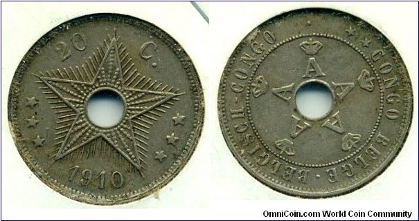 20 C., Belgian Congo.