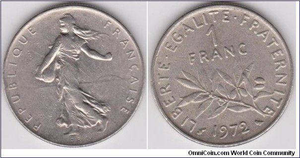 1972 France 1 Franc