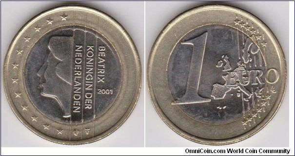 2001 Netherlands 1 Euro