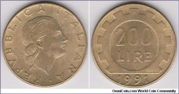 200 Lire 1991
