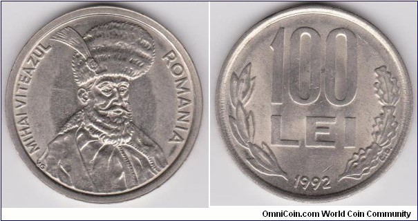 100 LEI Romania 1992
