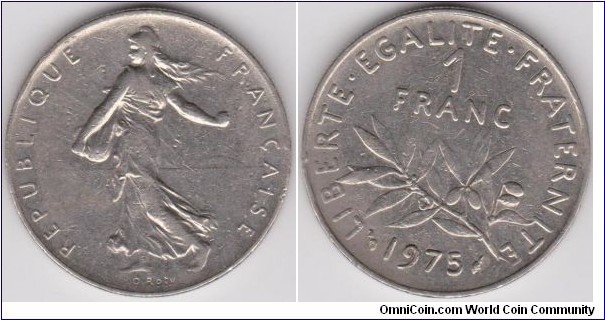 1 Franc 1975
