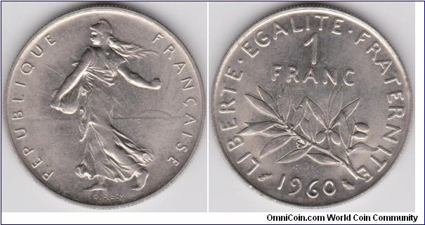 1 Franc 1960