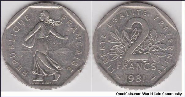 2 Francs 1981