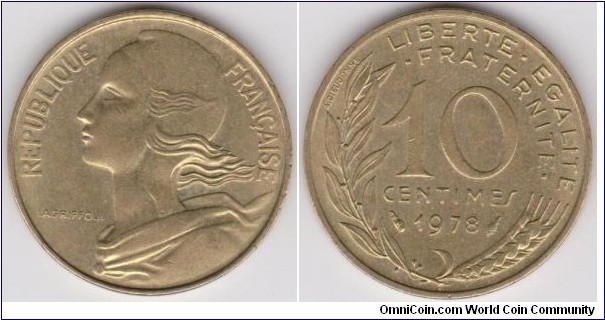 10 Centimes 1978