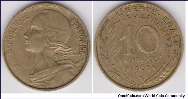10 Centimes 1969