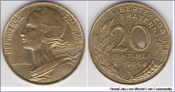 20 Centimes 1995