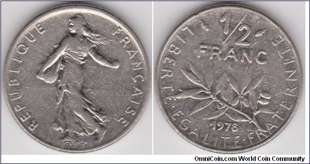 Half Franc 1978