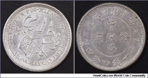 Fookien silver 20 cents Republic of China