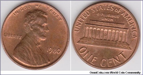 1 Cent Lincoln 1980