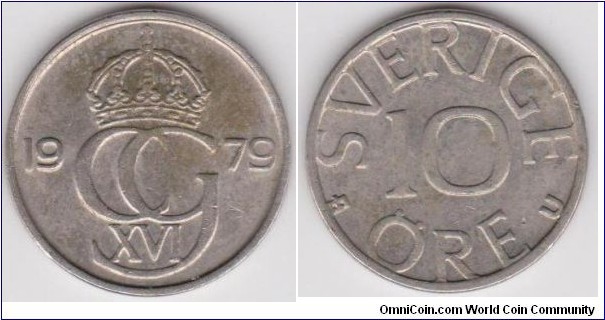 1979 10 Öre Sweden