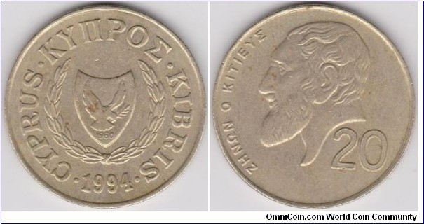 20 Cent Cyprus 1994 