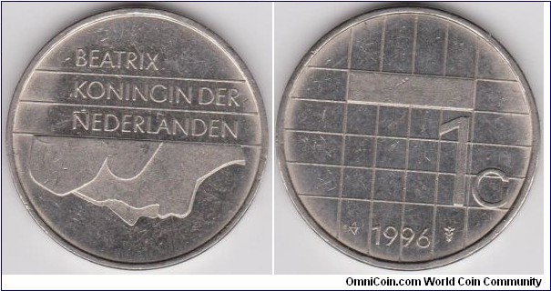 1 Gulden Netherlands 1996 
