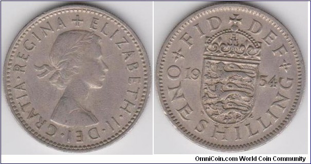 One Shilling 1954