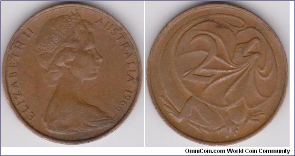 2 Cents Australia 1966