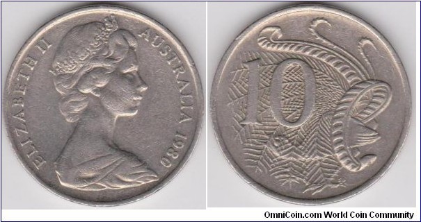 10 Cents Australia 1980