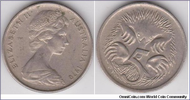 5 Cents Australia 1970
