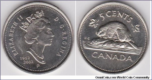 5 Cents Canada 2002