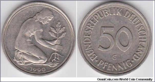 50 Phennig Germany 1990-G 