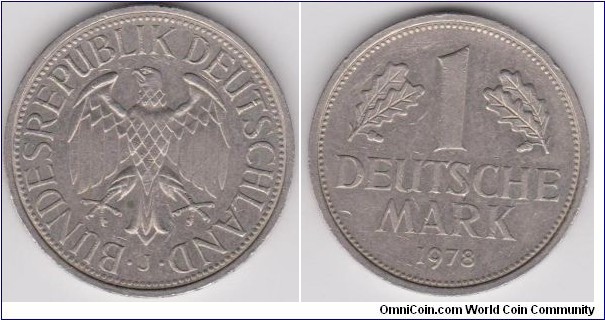 1 Mark Germany 1978-J 