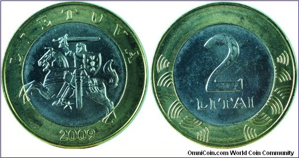 Lithuania2Litai-km112-2009