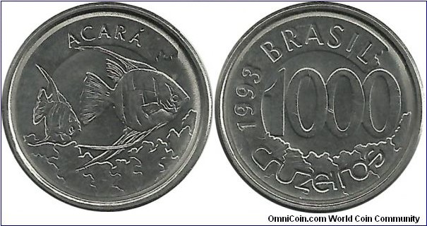 Brasil 1000 Cruzeiros 1993