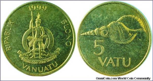 Vanuatu5Vatu-km5-1999