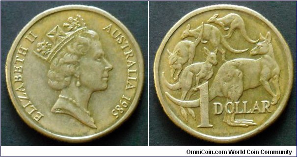 Australia 1 dollar.
1985