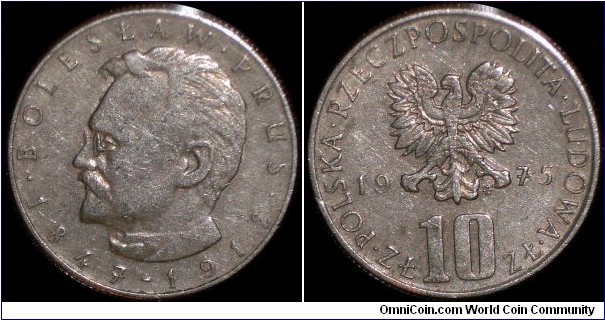 1975 10 złoty, Prus