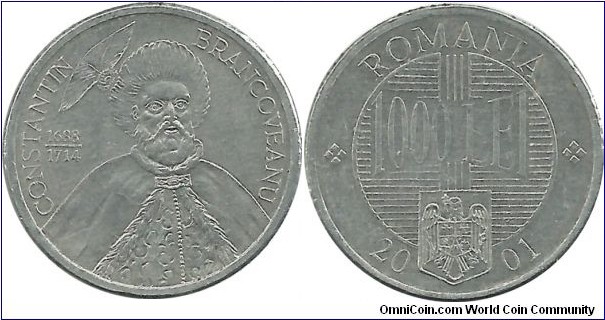 Romania 1000 Lei 2001