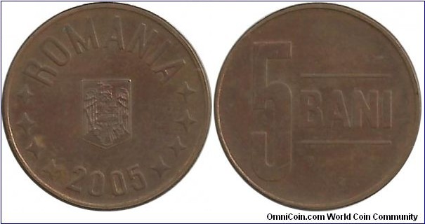 Romania 5 Bani 2005