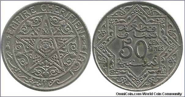 Morocco 50 Centimes ND(1921)Pa