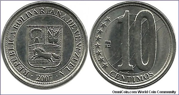 VenezuelaBR 10 Centimos 2007