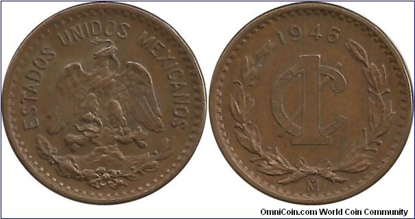 Mexico 1 Centavo 1946