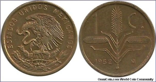 Mexico 1 Centavo 1952