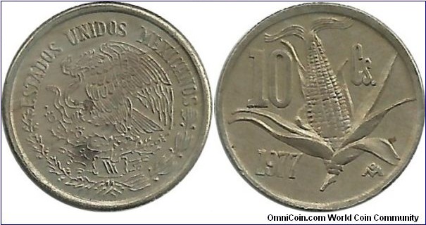 Mexico 10 Centavos 1977