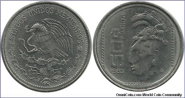 Mexico 50 Centavos 1983