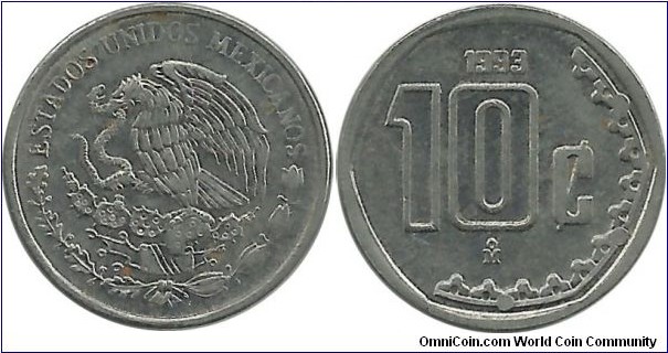 Mexico 10 Centavos 1993