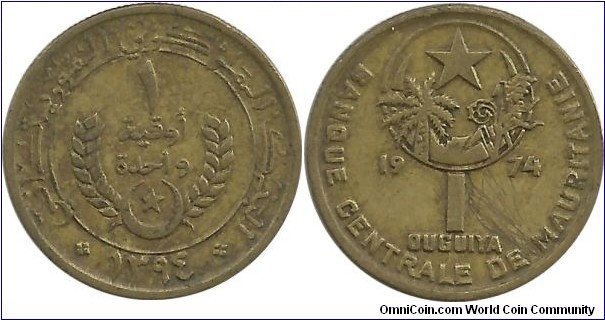 Mauritania 1 Ougia 1394-1974