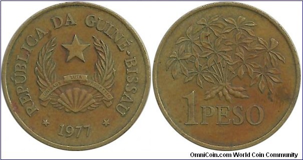 GuineaBissau 1 Peso 1977